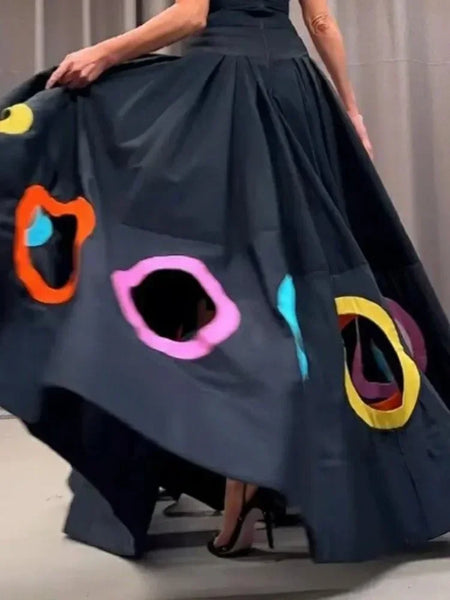 Circle Pleated Dress