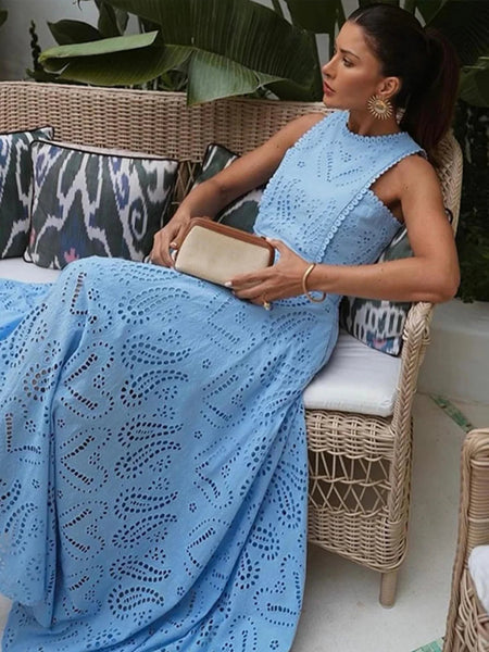 Top Half Skirt Set Embroidered
