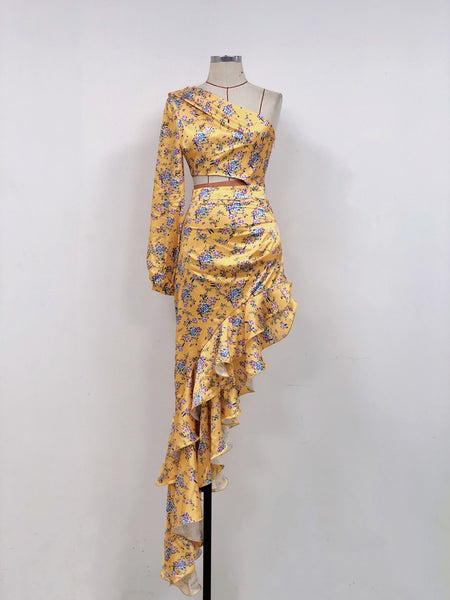 Sexy Slant Dress