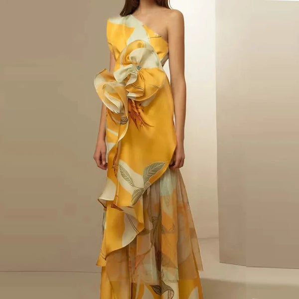 Floral Off Shoulder Dress