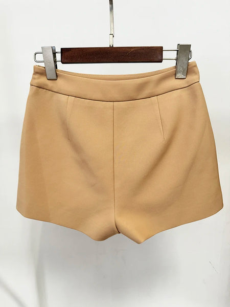 Beads Mirror Shorts Set