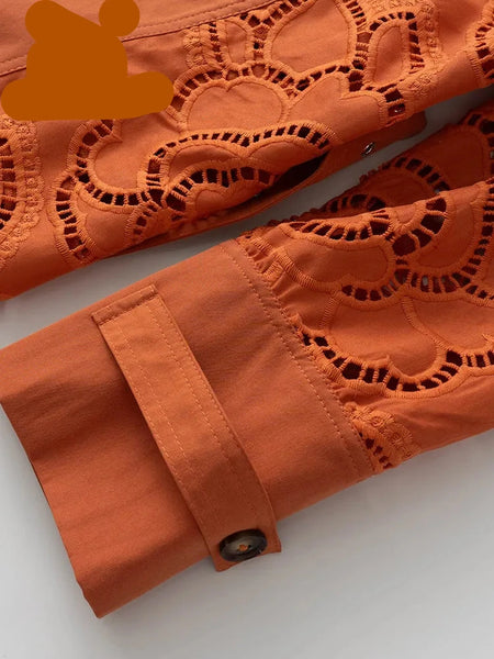 Emma Cutwork Coat