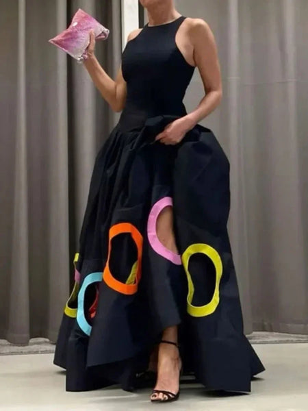 Circle Pleated Dress