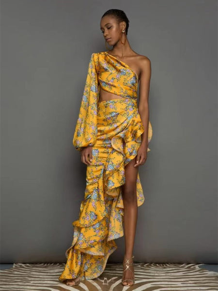 Sexy Slant Dress