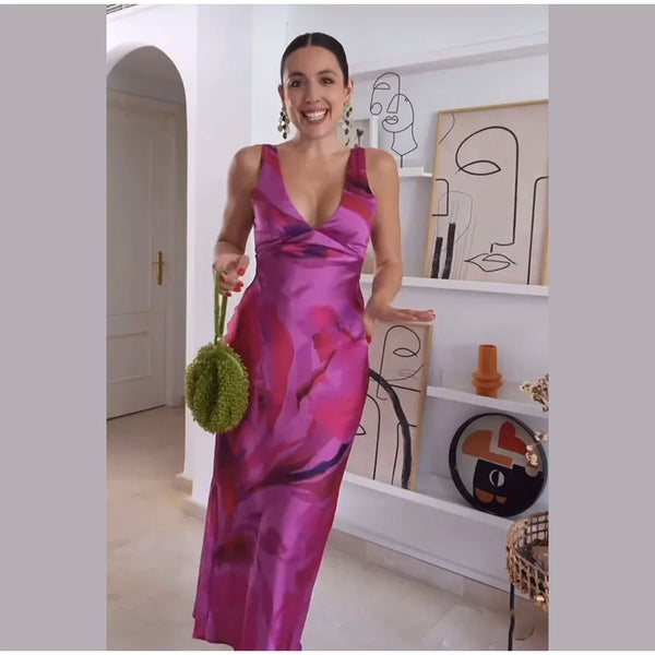Curling One Shoulder Dress