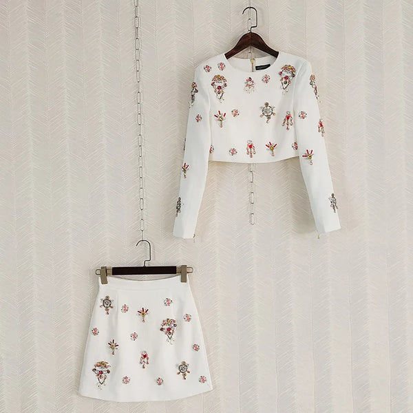 Diamonds Skirt Set