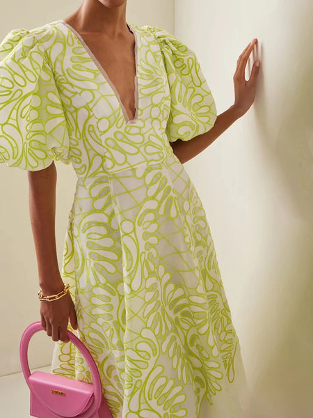 Diona Embroidered Dress