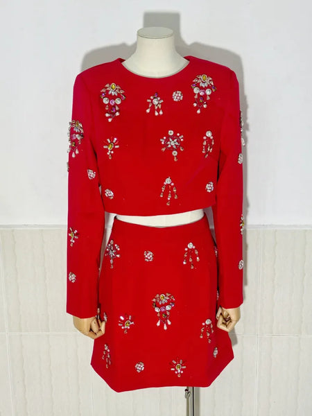 Diamonds Skirt Set