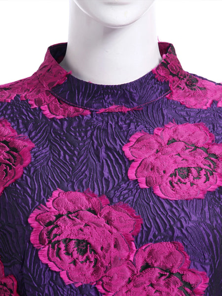 Elegant Brocade Mermaid Dress