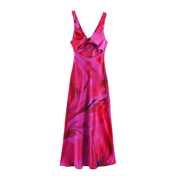 Curling One Shoulder Dress