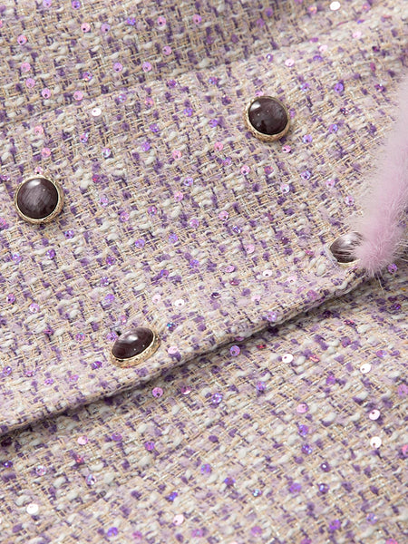 Sona Tweed Long Coat