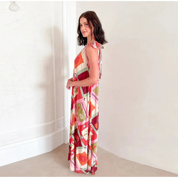 Tassel Midi Dress