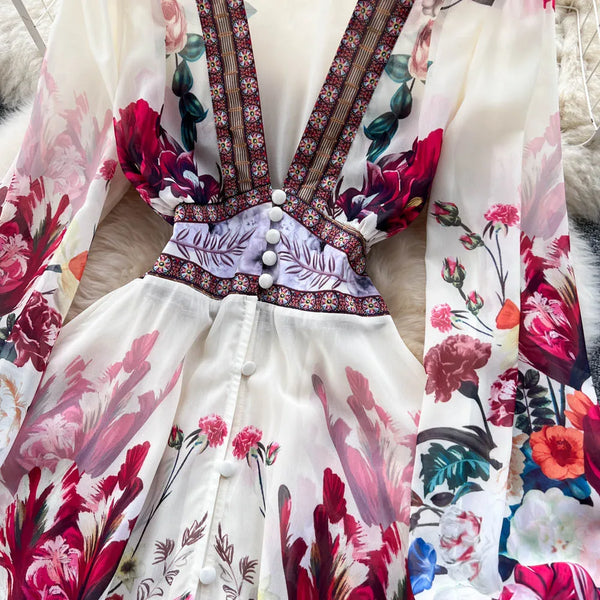 Boho Cascading Dress