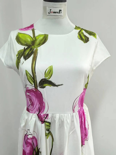 Satin Midi Dress