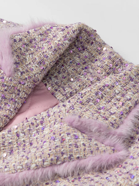 Sona Tweed Long Coat