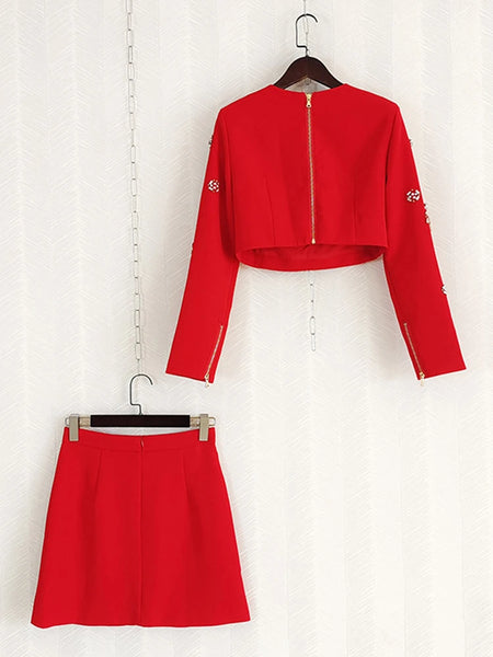Diamonds Skirt Set