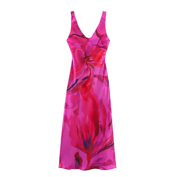 Curling One Shoulder Dress