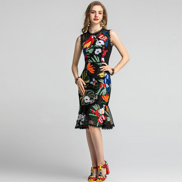 Bloom Embroidered Dress
