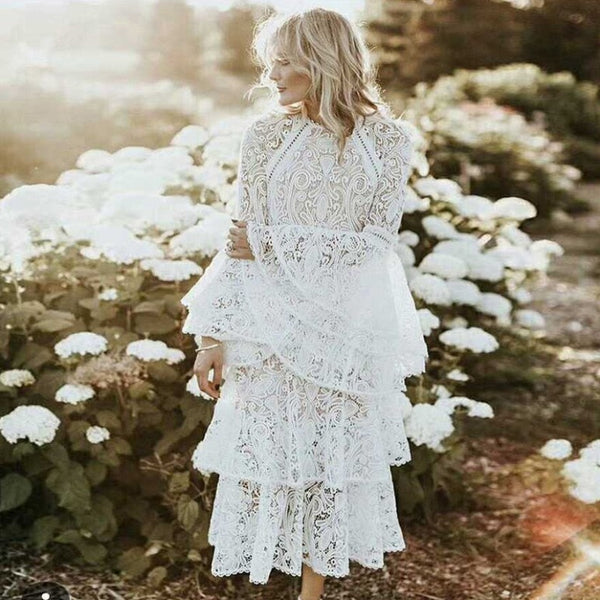 Candice Designer Ruffle Dress