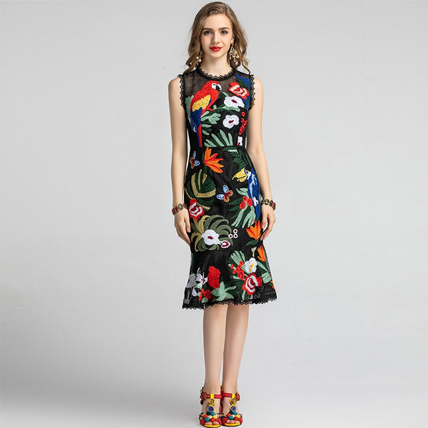 Bloom Embroidered Dress