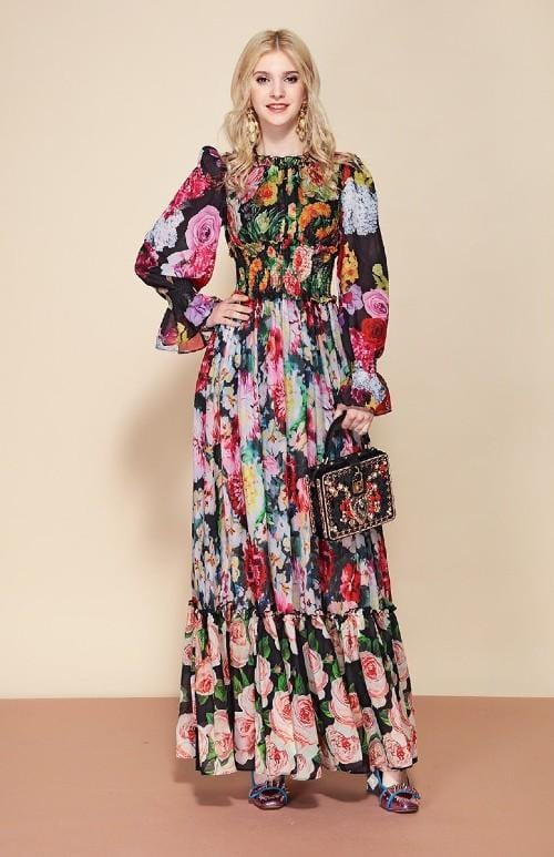 floral dresses designer Floral Sequin Short Homecoming Party Dress