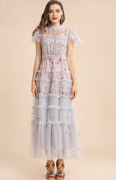 Designer Gala Embroidered Dress