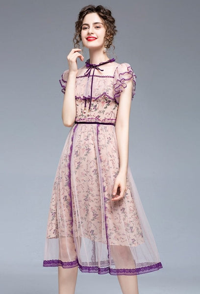 Lisa Lavender Dress