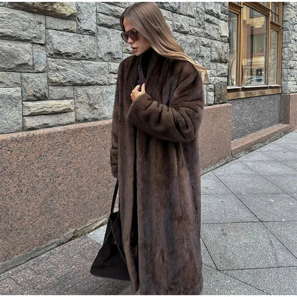 Fluffy Fur Overcoat