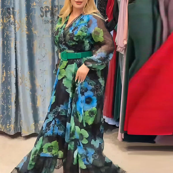 Bohemian Green Dress