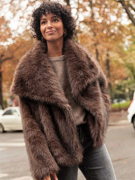 Fluffy Fur Overcoat