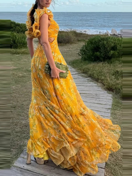 Floral Bridesmaids Dress