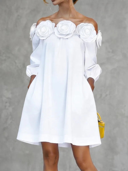 White Rose Dress