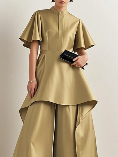 Gold Shirt Top