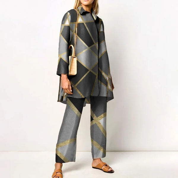 Autumn Vintage Pant Set