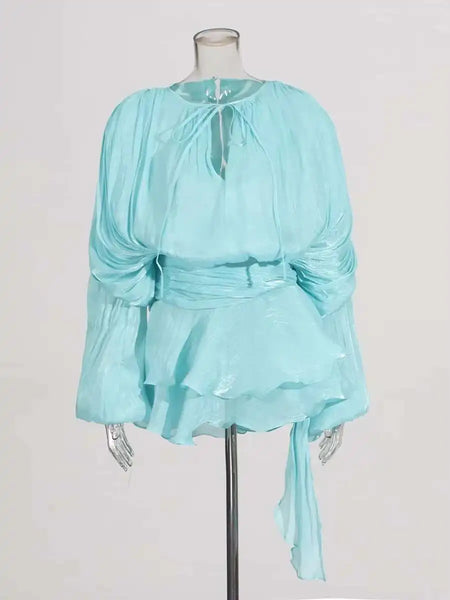 Blouse Mini Dress