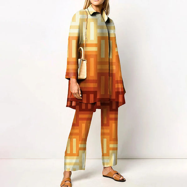 Autumn Vintage Pant Set