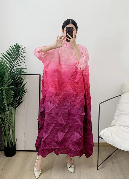 Diamond Pleated Dress