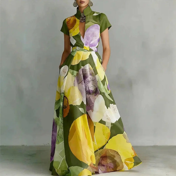 Waterfront Floral  Dress