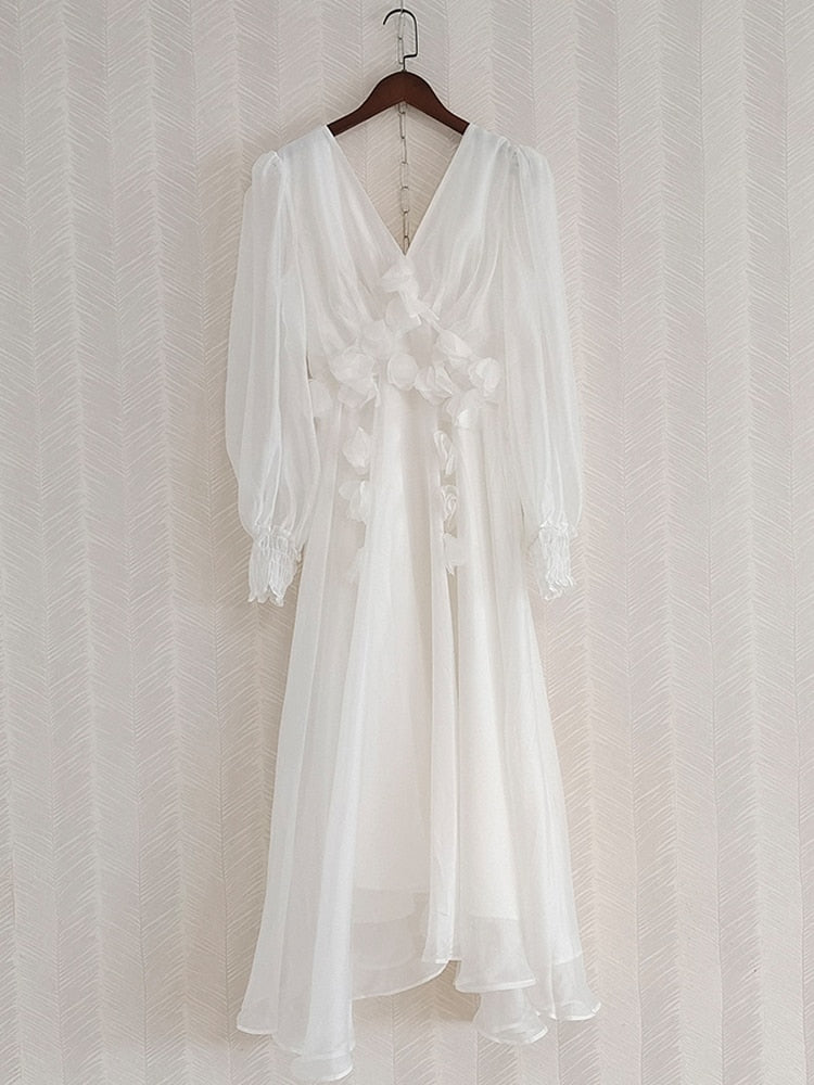 mesh daisy dress Daisy Dress White / S