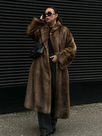 Fluffy Fur Overcoat