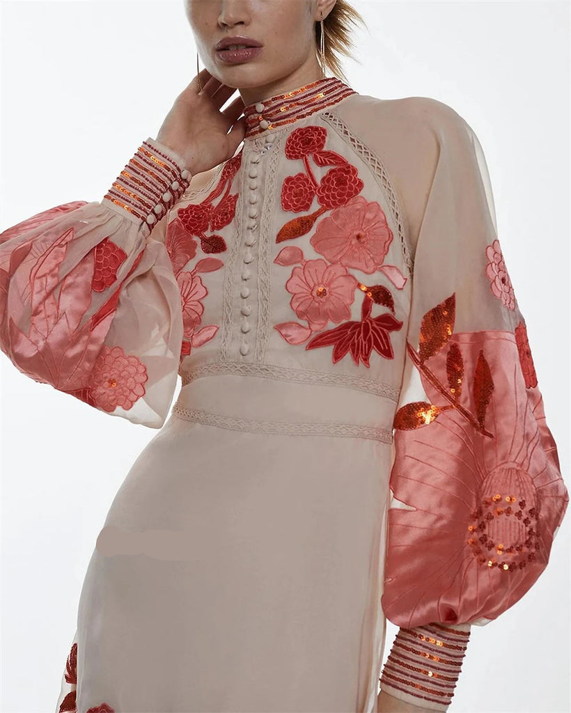 Exquisite Organza Dress as picture color / 22W Exquisite Organza Dress as picture color / 22W