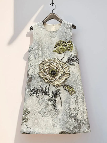 Jacquard Beading Dress