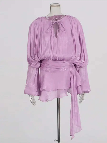 Blouse Mini Dress