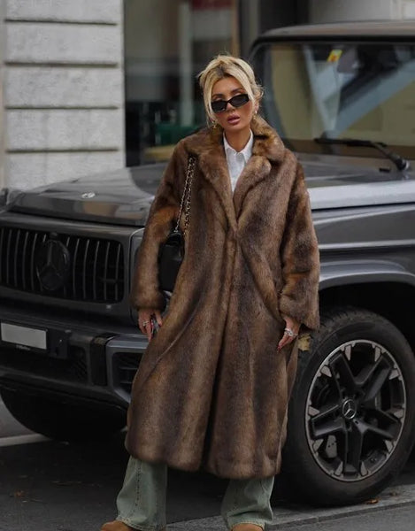 Fluffy Fur Overcoat