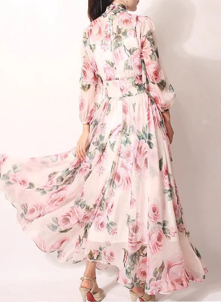 Rose Floral Dress