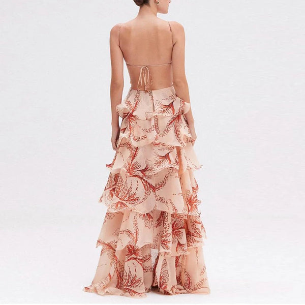 Butterfly Ruffle Dress