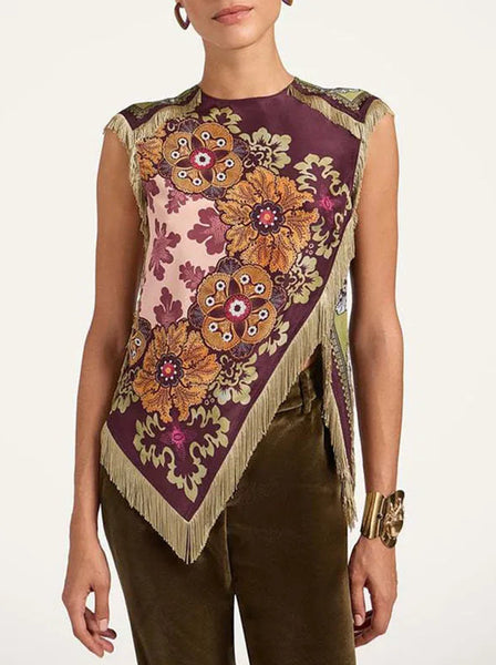 Tassel Irregular Top