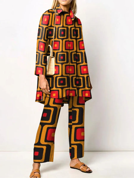 Autumn Vintage Pant Set