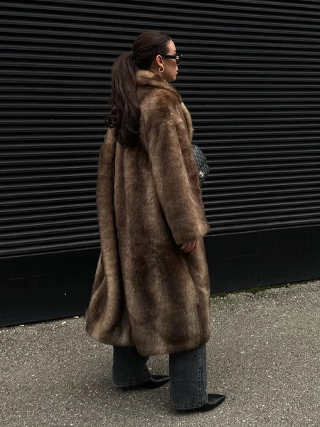 Fluffy Fur Overcoat