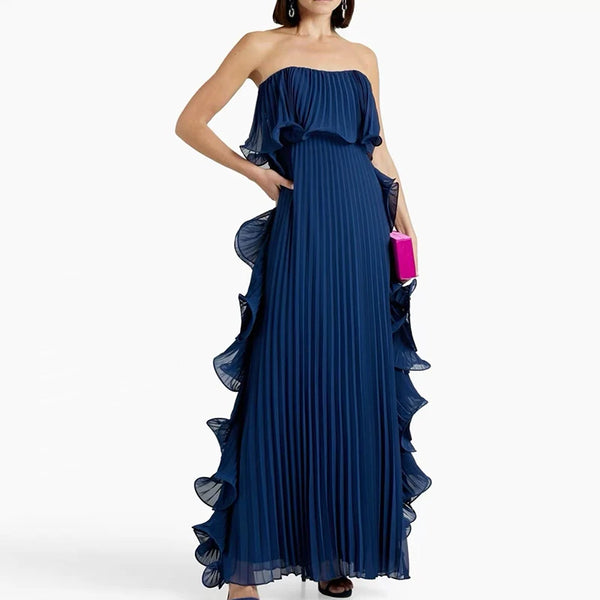 Purple Ruffle Dress